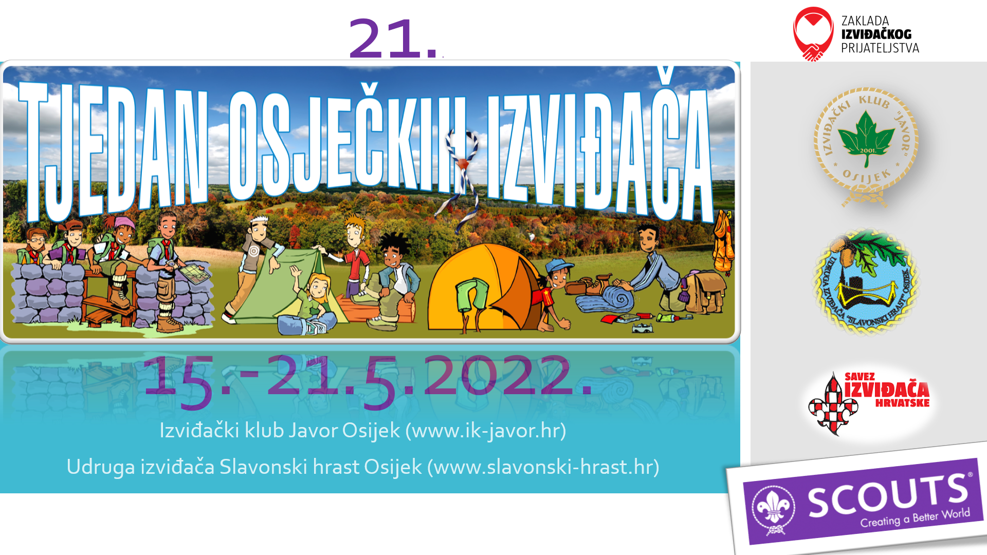 21 Tjedan Osječkih izviđača
