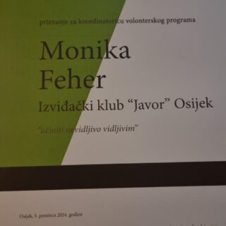 Monika Feher volontersko