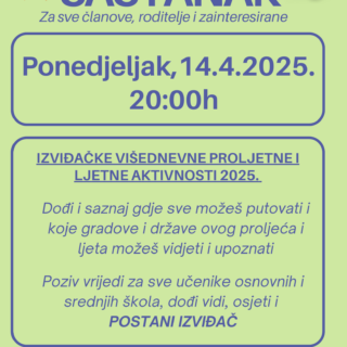 Poziv na info sastanak