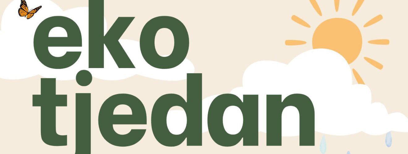 plakat s aktivnostima za eko tjedan osječkih javorovaca