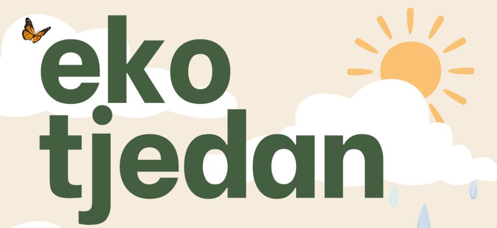 plakat s aktivnostima za eko tjedan osječkih javorovaca